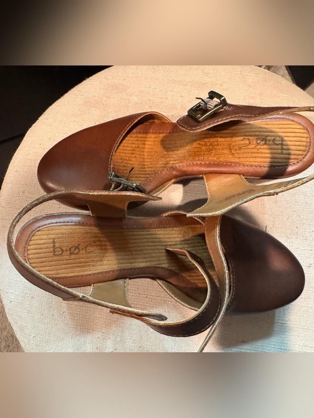 B.O.C. Comfort Wedge Mary Jane Gia Clog/Sandals SZ 7 Boho Festival Comfort - Picture 3 of 4